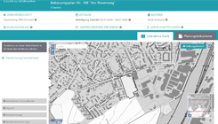 Grafik: Starseite Bauleitplanung online