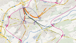 Grafik Ausschnitt aus dem Mobilitätskonzept