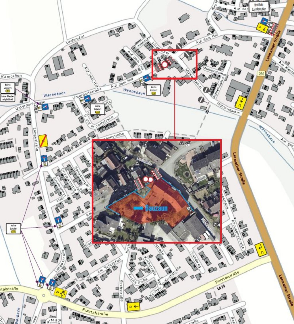 Straßensperrungen in Ergste und Geisecke
