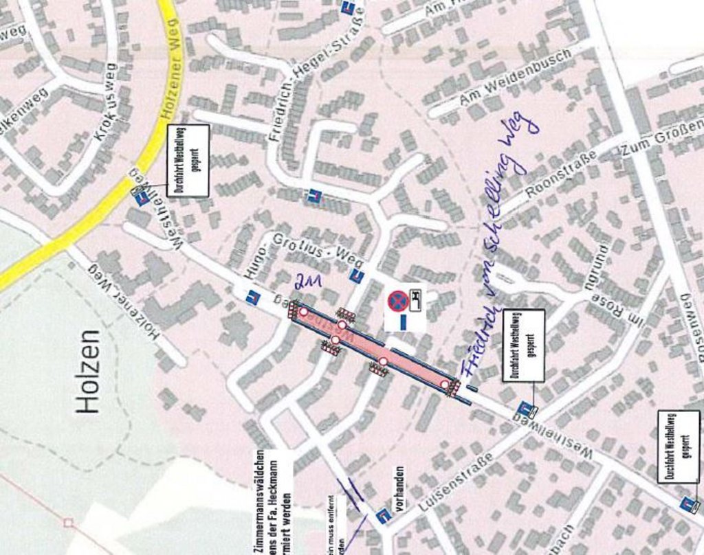 Westhellweg voll gesperrt