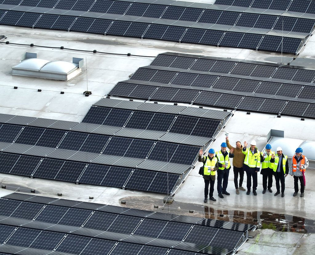 Übergabe der ersten großen Solaranlage an die EnergieGenossenschaft Schwerte eG