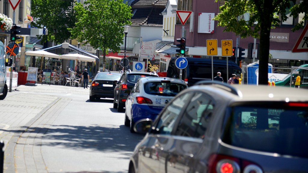Vollsperrung in der Innenstadt - Baustelle in der Offerbachstraße