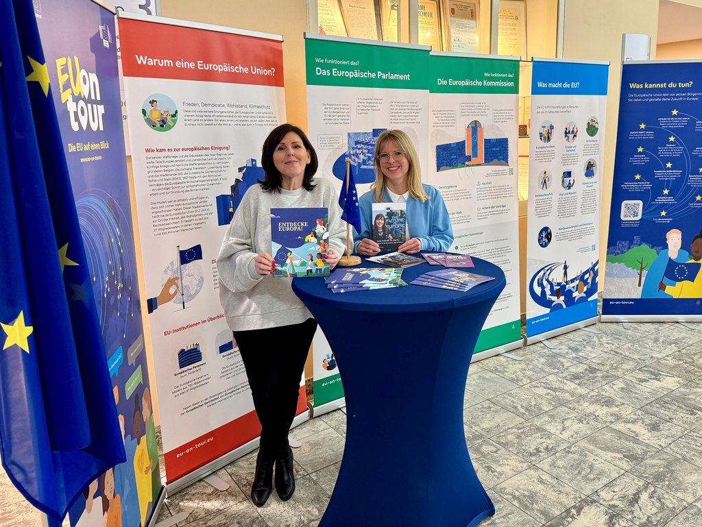 „EU on tour – die EU auf einen Blick“: Wanderausstellung im Schwerter Rathaus