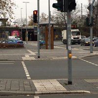 Foto: Fußgängerüberweg Bahnhof