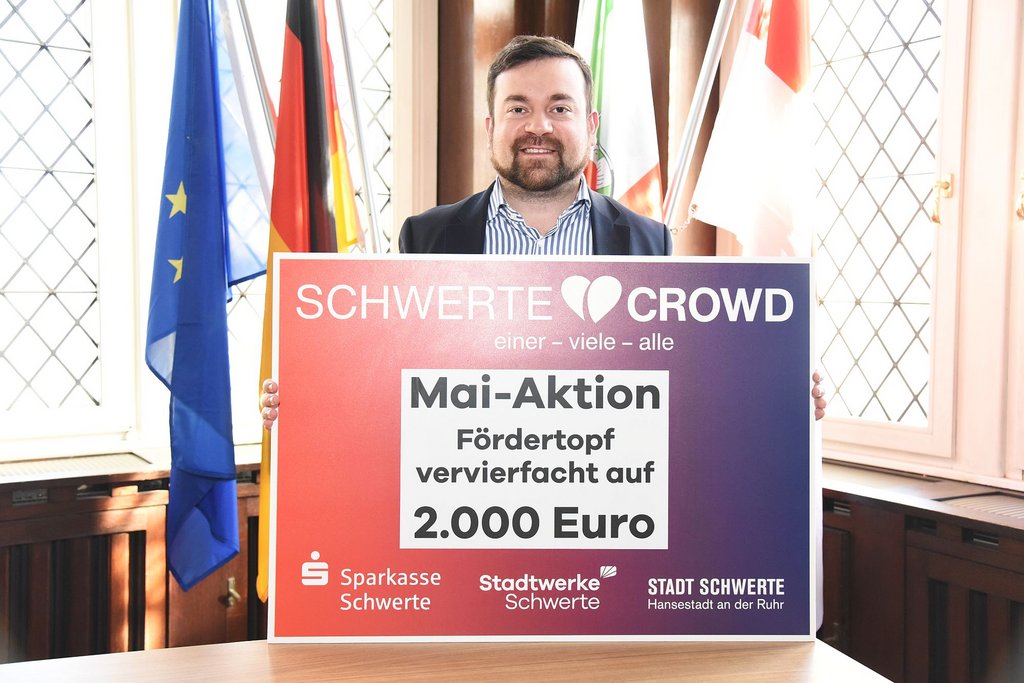 Damit der Mai ein Wonnemonat wird: Schwerte Crowd legt 2000€ in Fördertopf