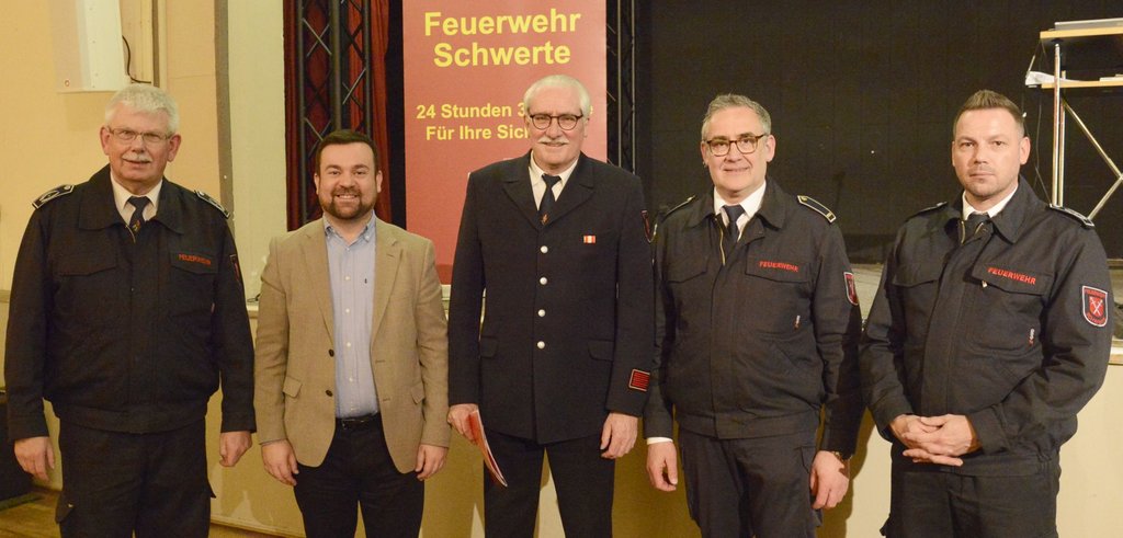Friedrich Dieckmann: 60 Jahre Mitglied der Freiwilligen Feuerwehr