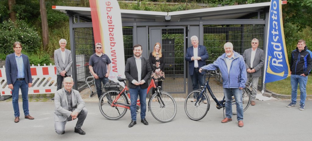 Radgarage eröffnet: Ergster Bahnhof wird zum multimodalen Verknüpfungspunkt