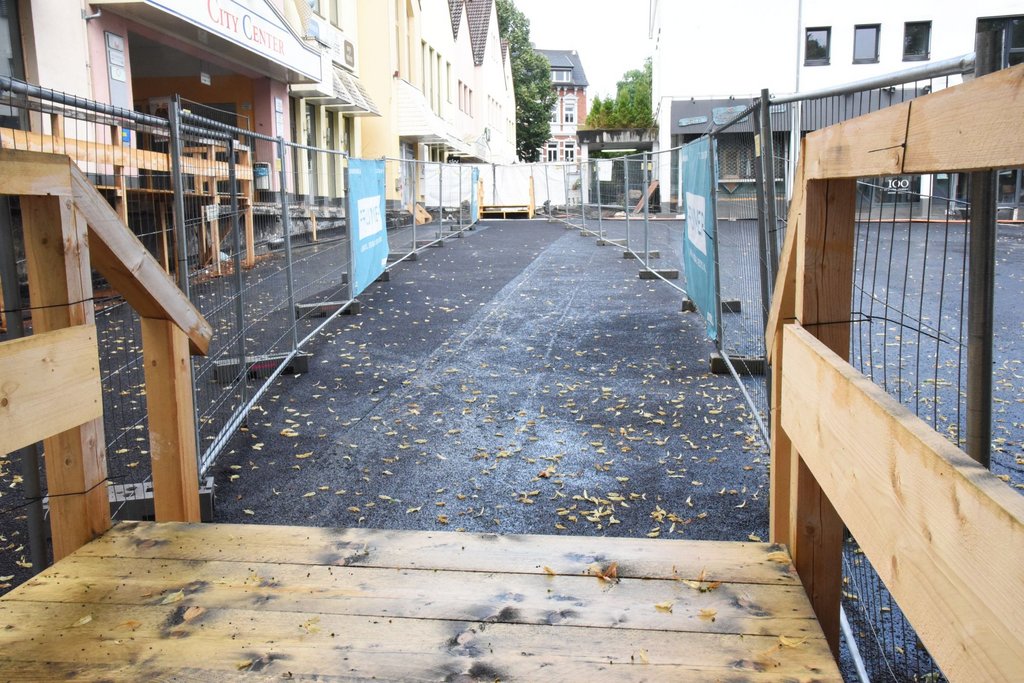 Umgestaltung des Marktplatzes liegt voll im Zeitplan
