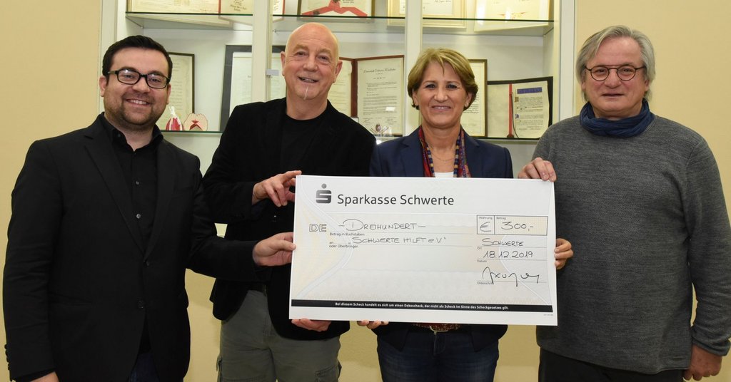 Statt Weihnachtskarten: Spende für „Schwerte hilft“