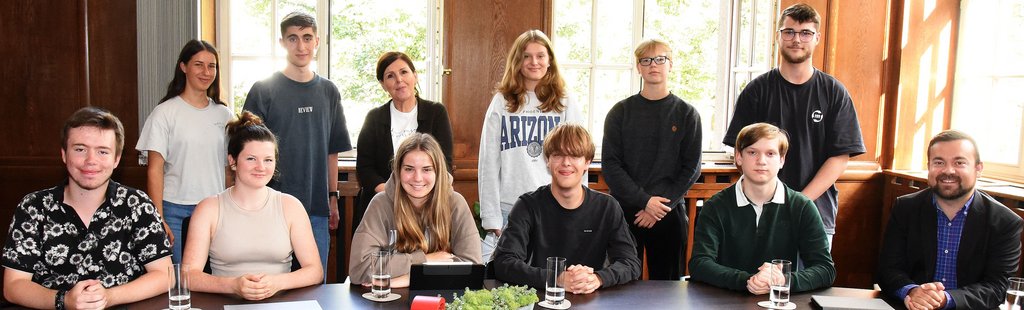Konstruktive Gespräche zwischen Bürgermeister und Schüler*innen