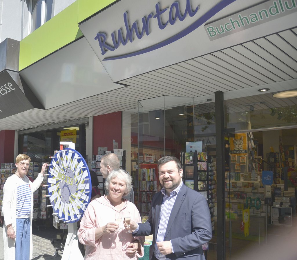 40 Jahre Ruhrtal Buchhandlung: Viele Gratulationen und ein Literaturpfad