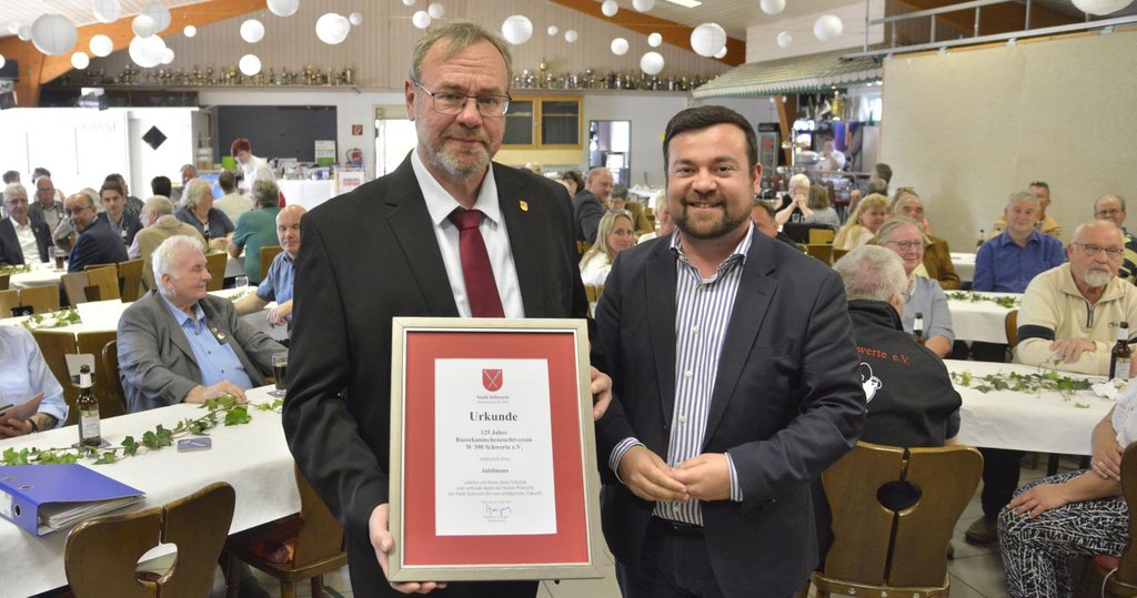 Bürgermeister gratulierte zum 125-jährigen Vereinsjubiläum