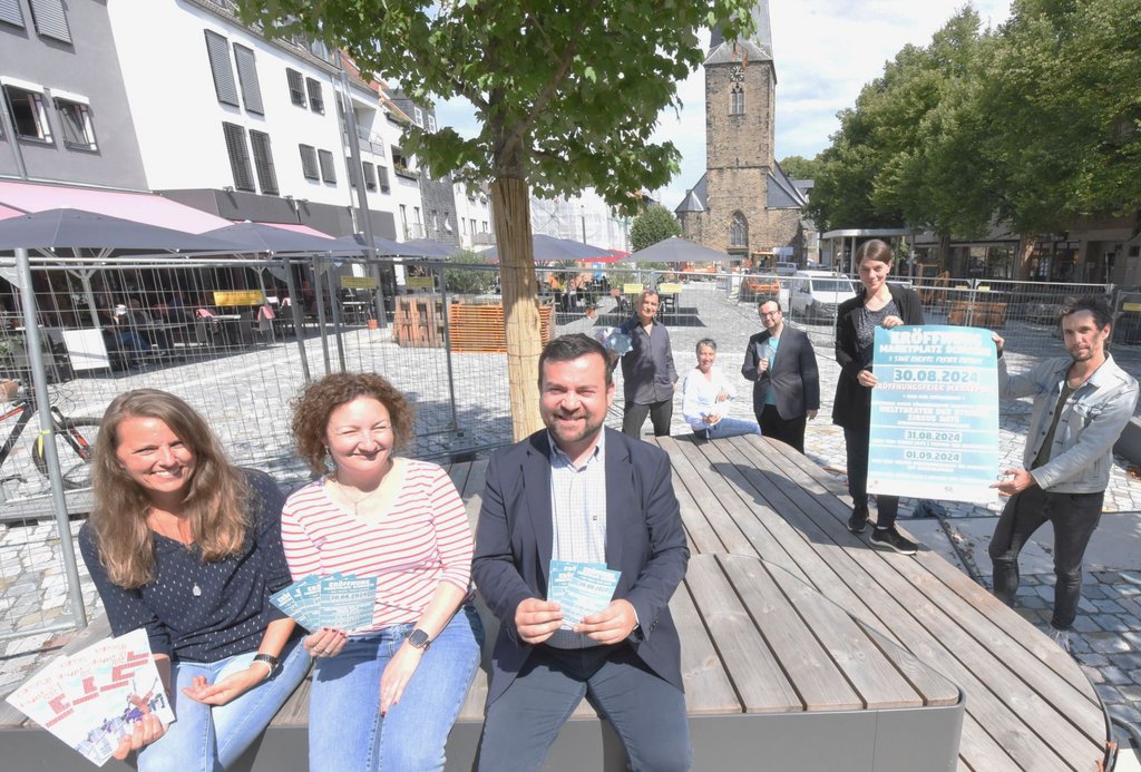 Der Marktplatz ist wieder ein Zentrum für Veranstaltungen