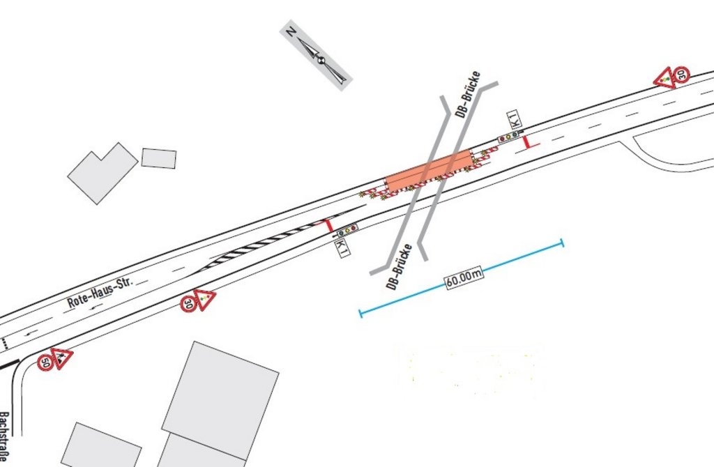 Rote-Haus-Straße wird für sechs Stunden halbseitig gesperrt
