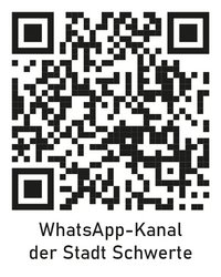Abbildung: QR-Code zum WhatsApp Kanal der Stadt Schwerte