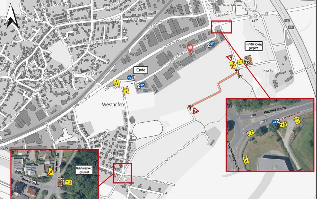 Ruhrtalradweg: Vorletztes Teilstück erhält eine Asphaltdecke