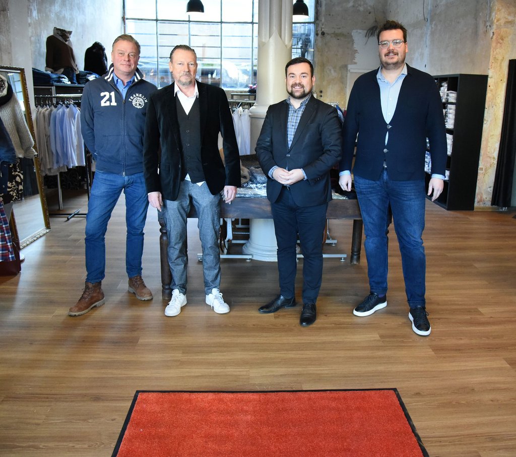 Neu in der City: Beim Herrenausstatter gibt es nicht nur Herrenmode