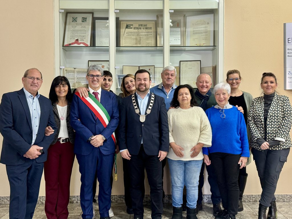 40 Jahre Städtepartnerschaft: Delegation aus Cava de' Tirreni zu Gast in Schwerte