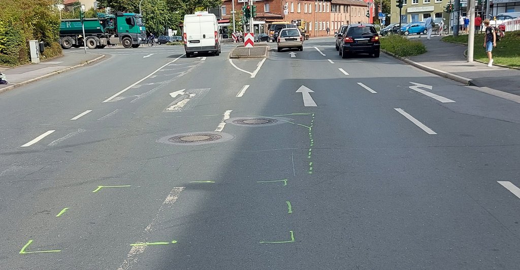 Baustelle auf der Ostenstraße beeinträchtigt den Verkehr