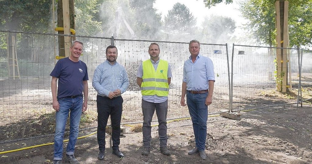 Spielplatz-Sanierung an der Lichtendorfer Straße geht voran