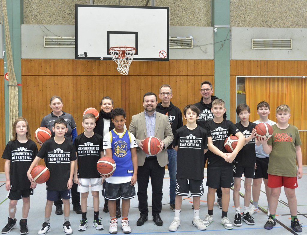 Basketballer werden mit Mitteln aus der Sportpauschale unterstützt