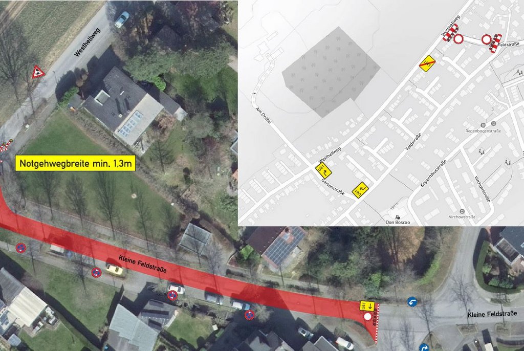 Zwei Straßen werden saniert