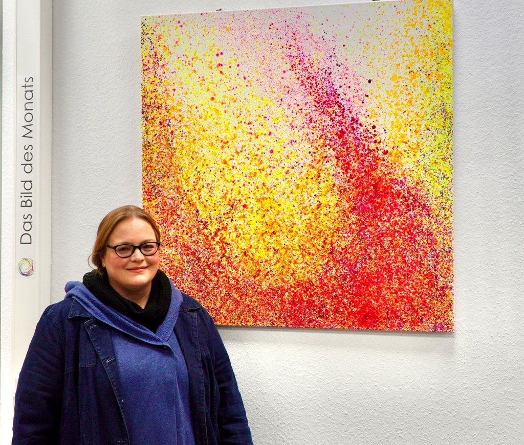 Drip Painting - eine Spezialität von Mickey Bremshey